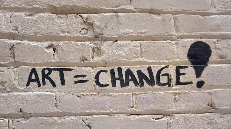 Art=Change signage